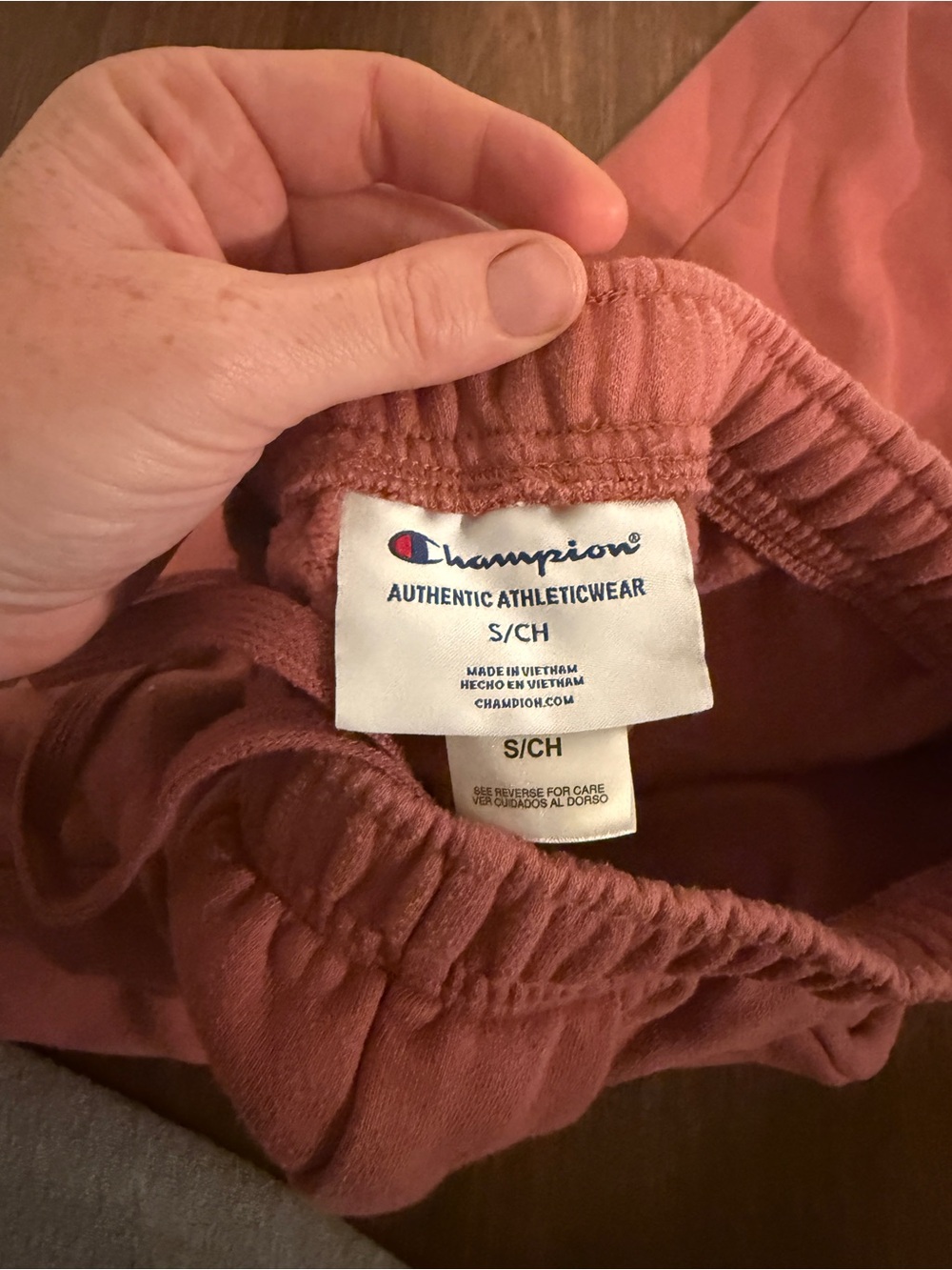Champion Dusty Rose Elastic Waist Sweatpants